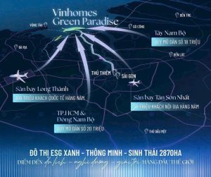 VỊ TRÍ ĐỊA LÝ VÀ THẾ MẠNH VINHOMES GREEN PARADISE CẦN GIỜ