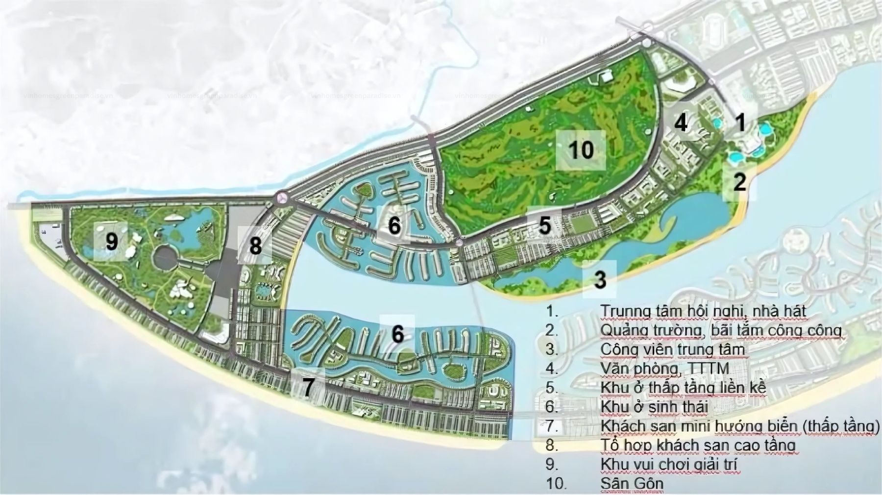 Khu A – The Haven Bay Vinhomes Green Paradise Cần Giờ