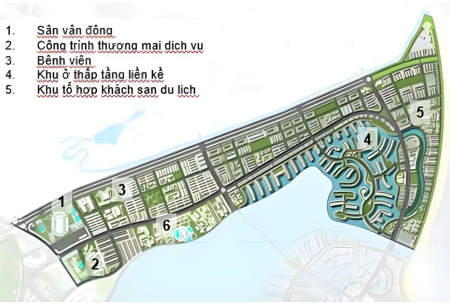 Khu B – The Green Bay Vinhomes Green Paradise Cần Giờ
