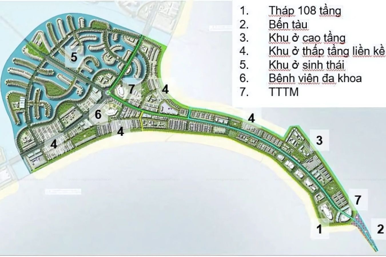 Khu C – The Paradise Vinhomes Green Paradise Cần Giờ